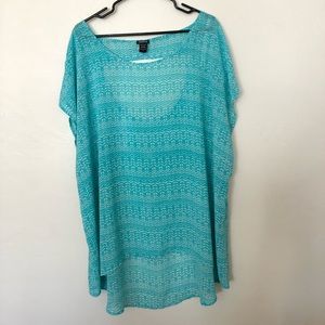 Torrid teal blouse
